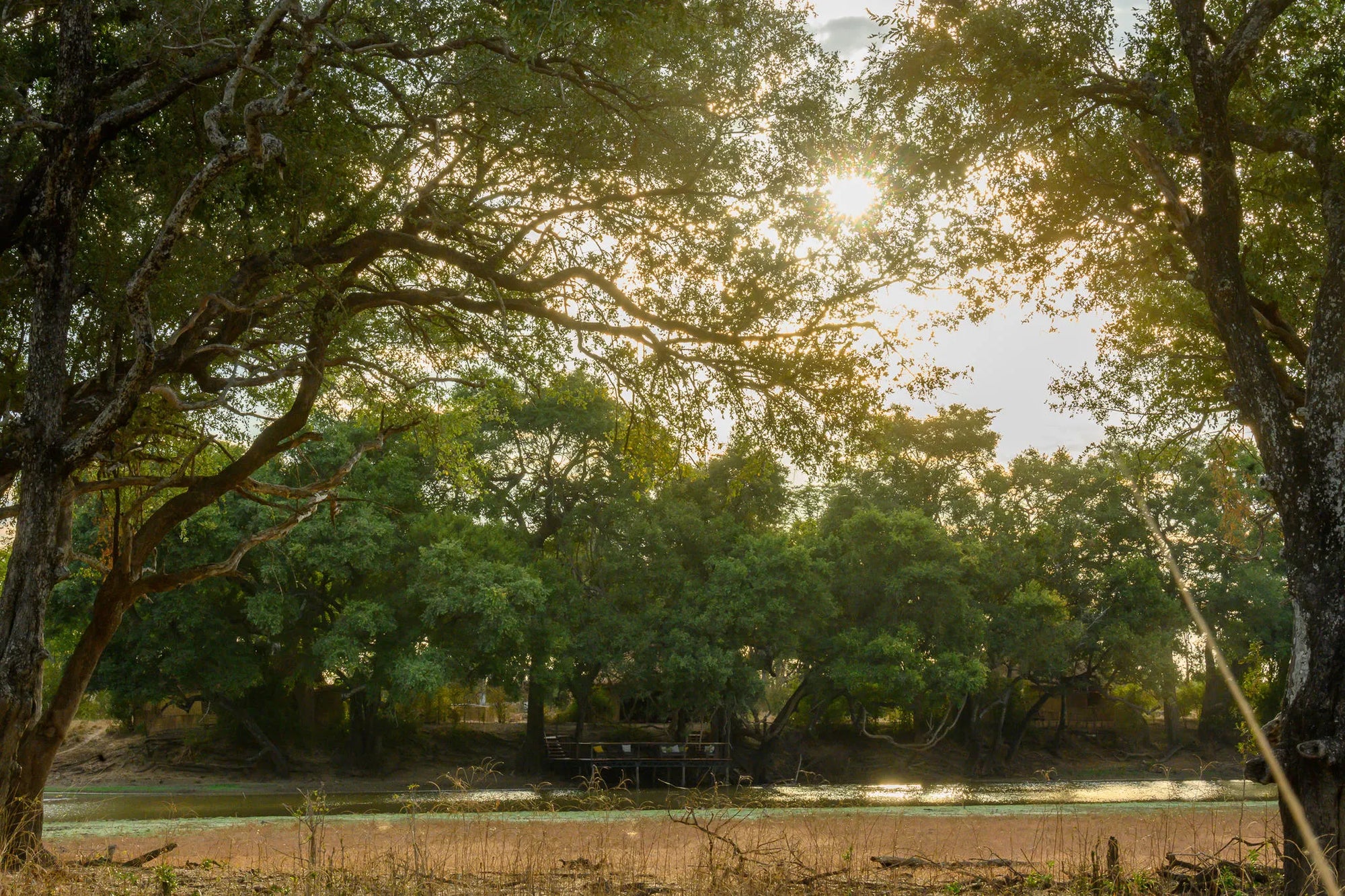 Big Lagoon Camp at Big Lagoon Camp, South Luangwa National Park, Zambia.