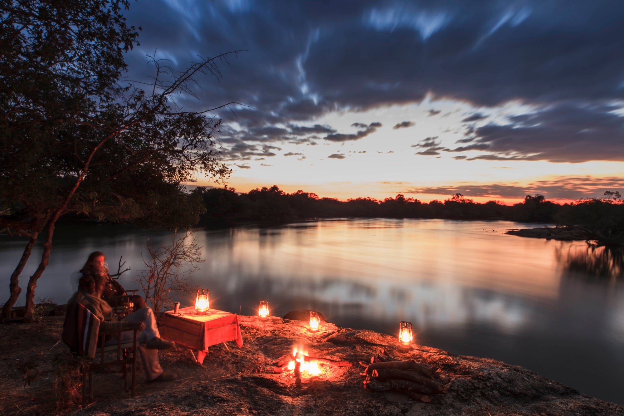 Canoe camping