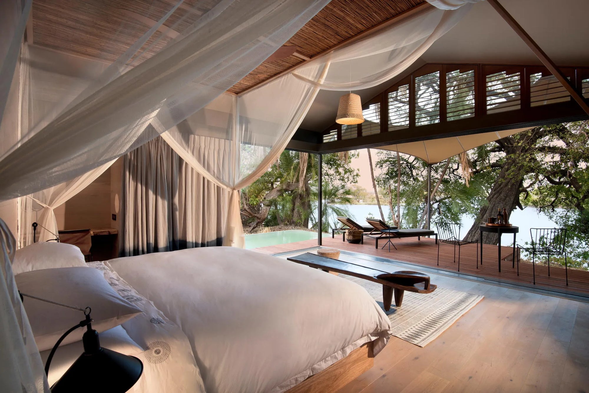 Thorntree River Lodge, Mosi Oa Tunya National Park, Zambia at African Bush Camps Thorntree River Lodge, Victoria Falls (Za...
