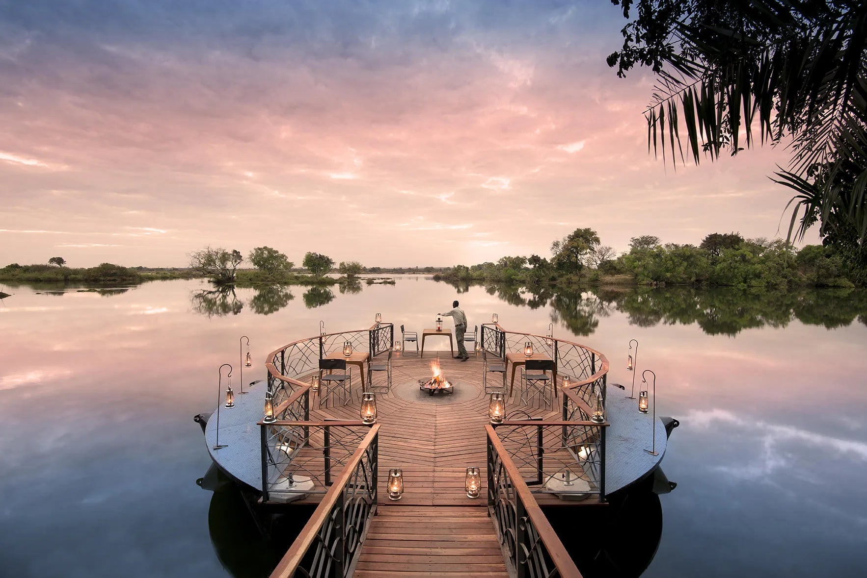 Thorntree River Lodge, Mosi Oa Tunya National Park, Zambia at African Bush Camps Thorntree River Lodge, Victoria Falls (Za...