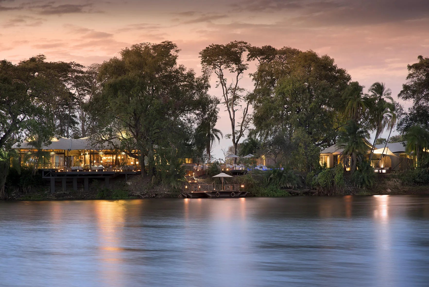 Thorntree River Lodge, Mosi Oa Tunya National Park, Zambia at African Bush Camps Thorntree River Lodge, Victoria Falls (Za...
