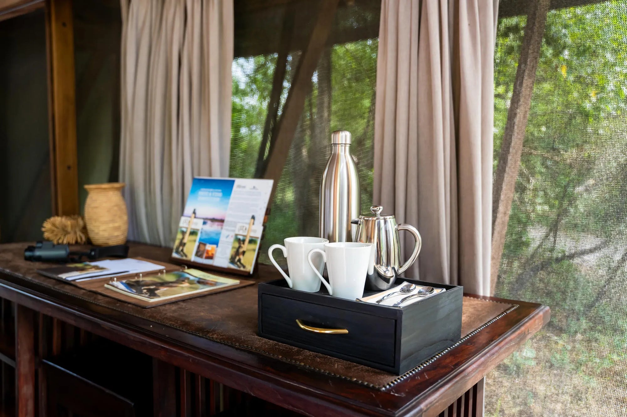 Lebala Camp at Lebala , Kwando Private Reserve, Botswana.