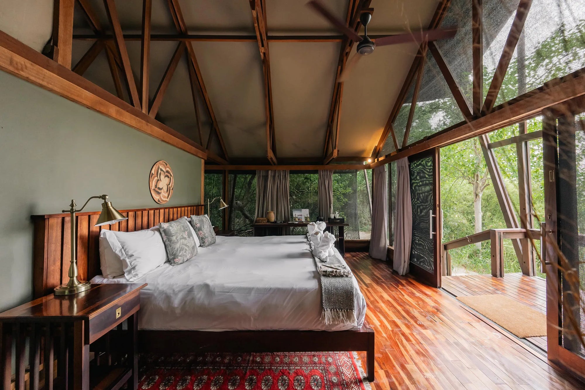 Lebala - Luxury tent at Lebala , Kwando Private Reserve, Botswana.