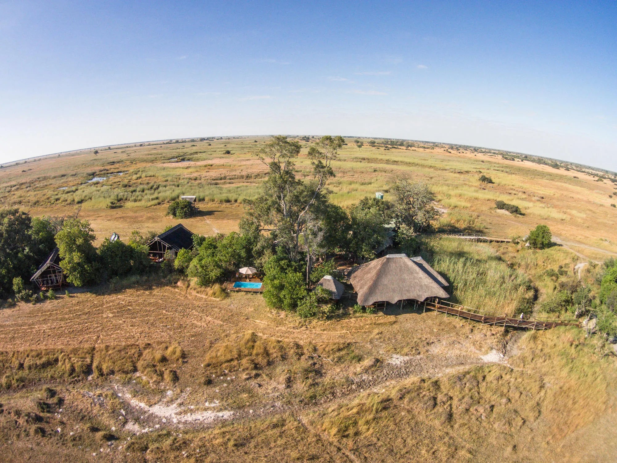 Lebala Camp at Lebala , Kwando Private Reserve, Botswana.
