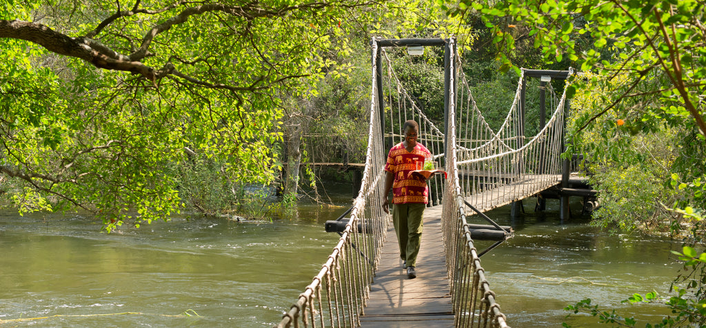 Swing Bridge Joining the Two Islands