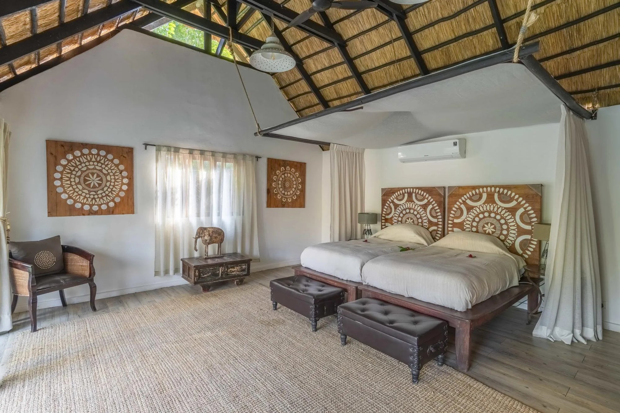 Garden Cottage Twin Set Up at Tongabezi Lodge, Victoria Falls (Zambia), Zambia.