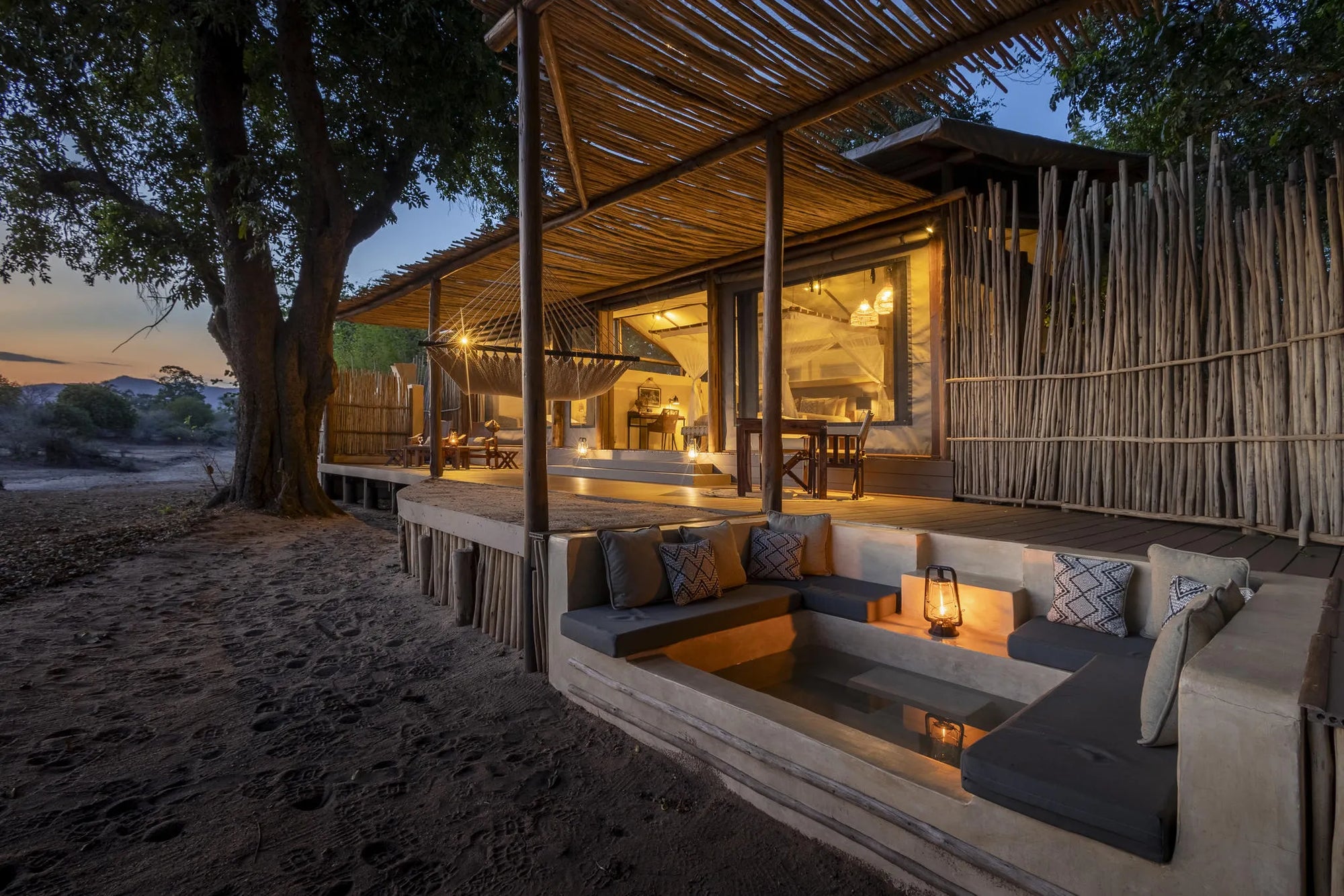 Chiawa Camp T1-8 at Chiawa Safaris - Chiawa Camp, Lower Zambezi, Zambia.