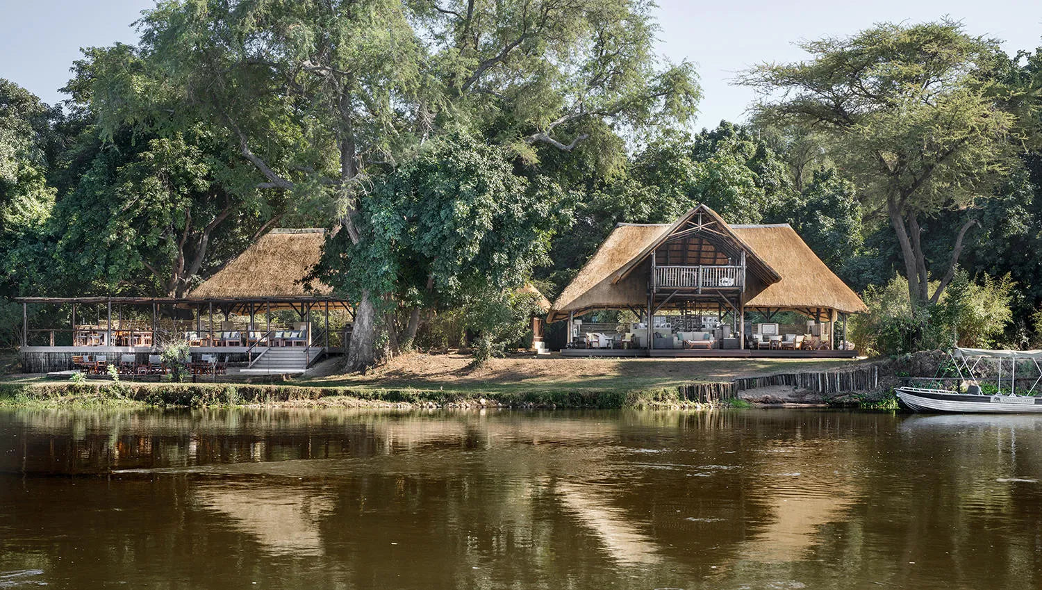 Chiawa Camp - "Best in Africa" multi award winning safari lodge at Chiawa Safaris - Chiawa Camp, Lower Zambezi, Zambia.