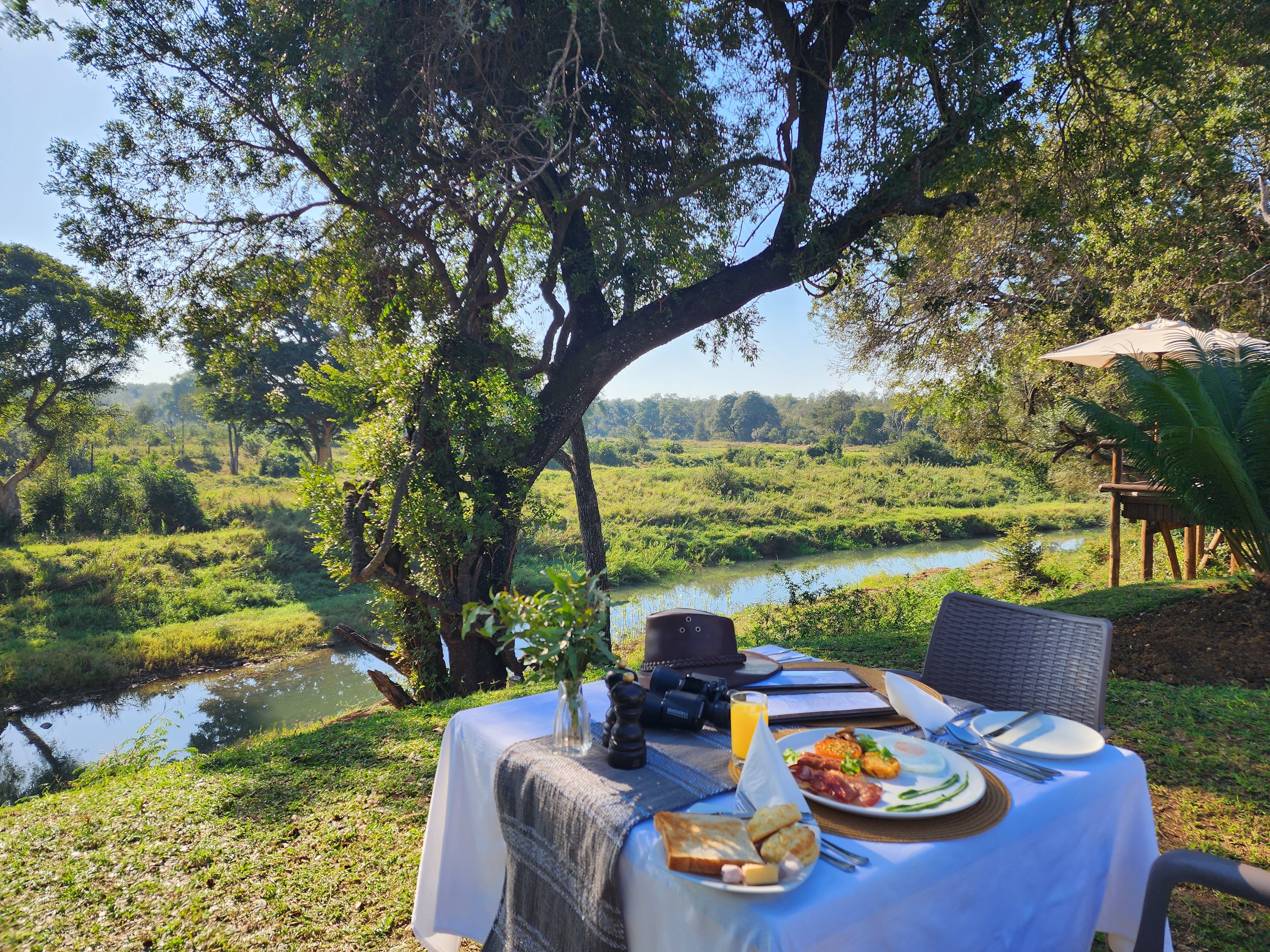 Breakfast at becks safari lodge