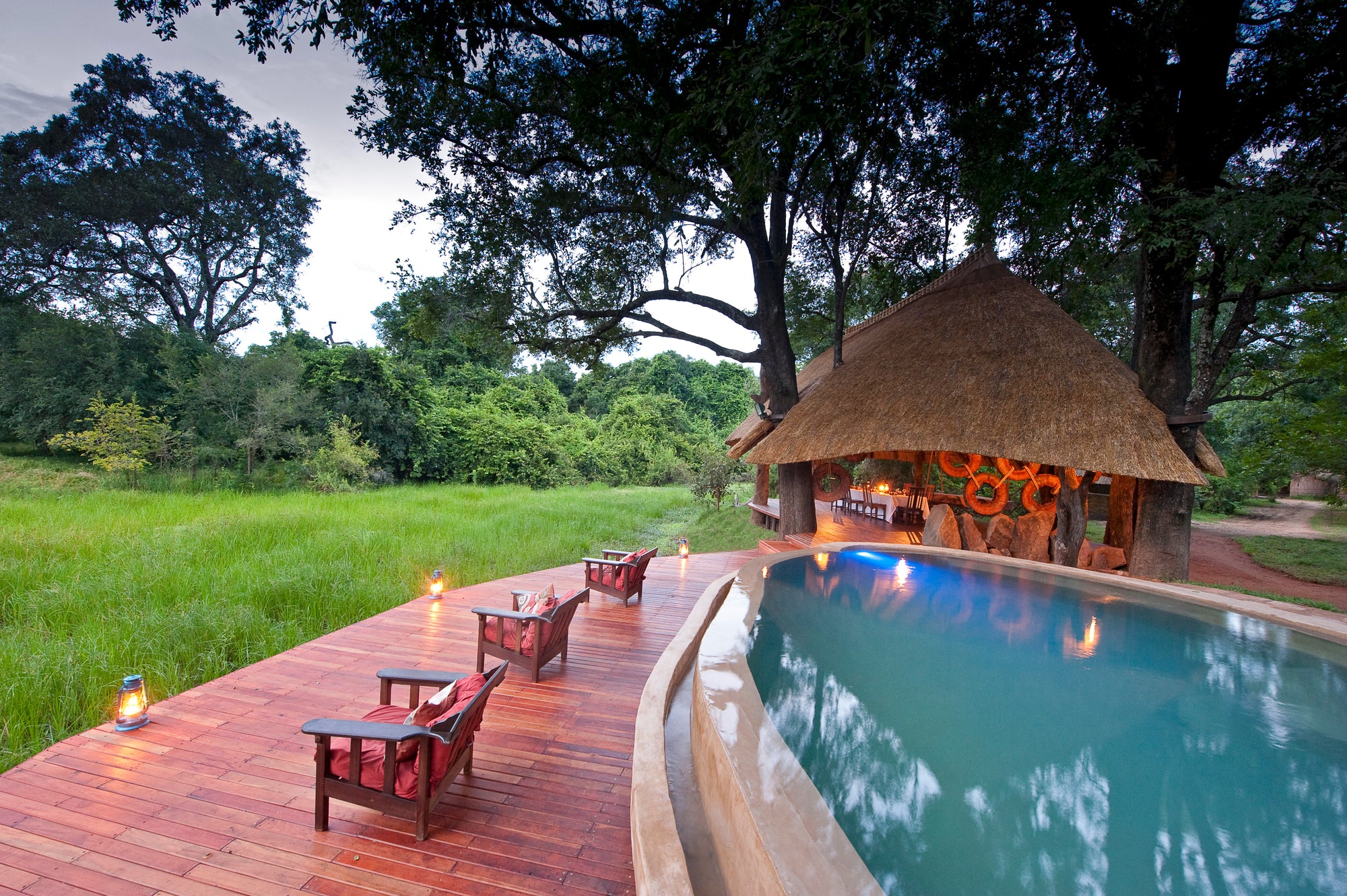 Nkwali pool area