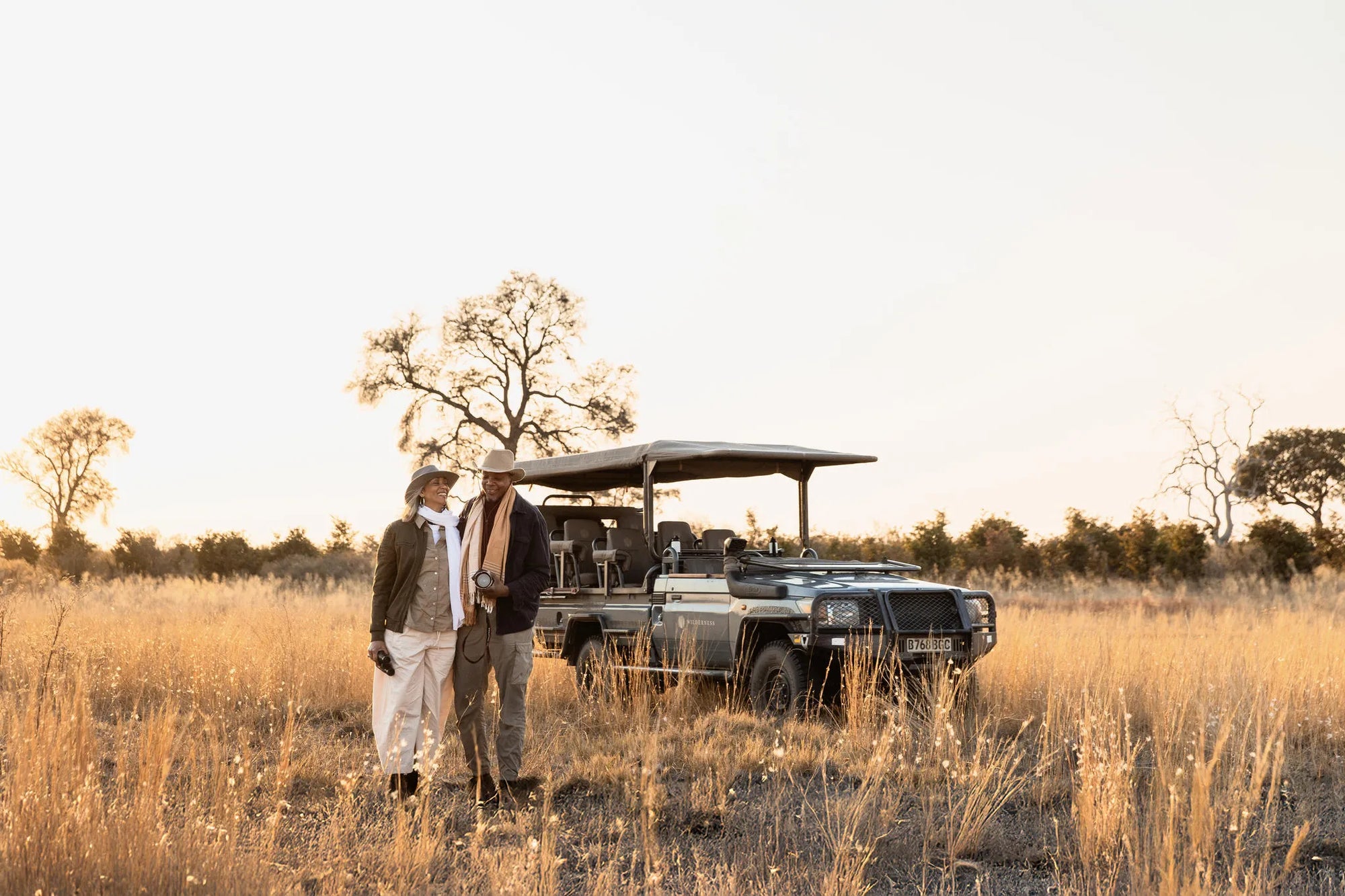 A bush stop on a game drive means guests can safely stretch their legs and enjoy a morning coffee, or late afternoon sundo...