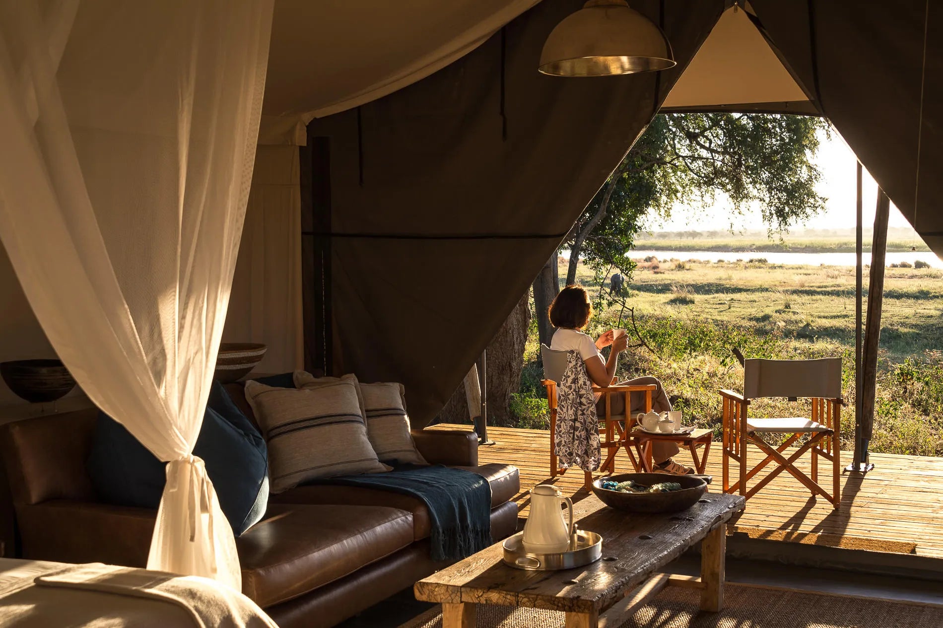Wilderness Ruckomechi at Wilderness Ruckomechi, Mana Pools National Park, Zimbabwe.