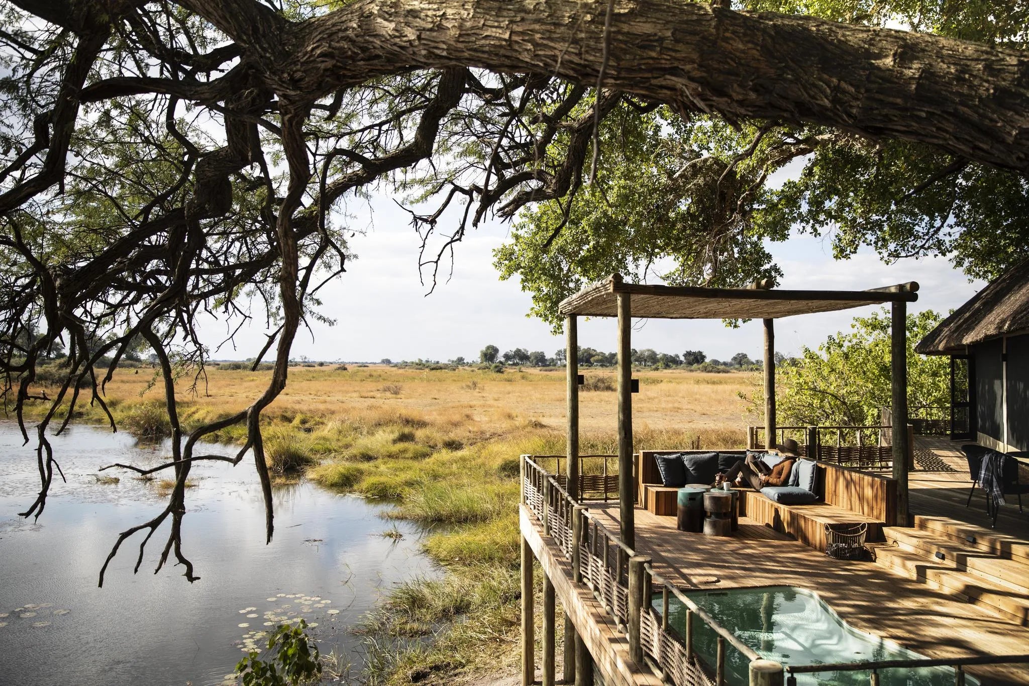 Wilderness King's Pool at Wilderness King's Pool, Linyanti Concession, Botswana.