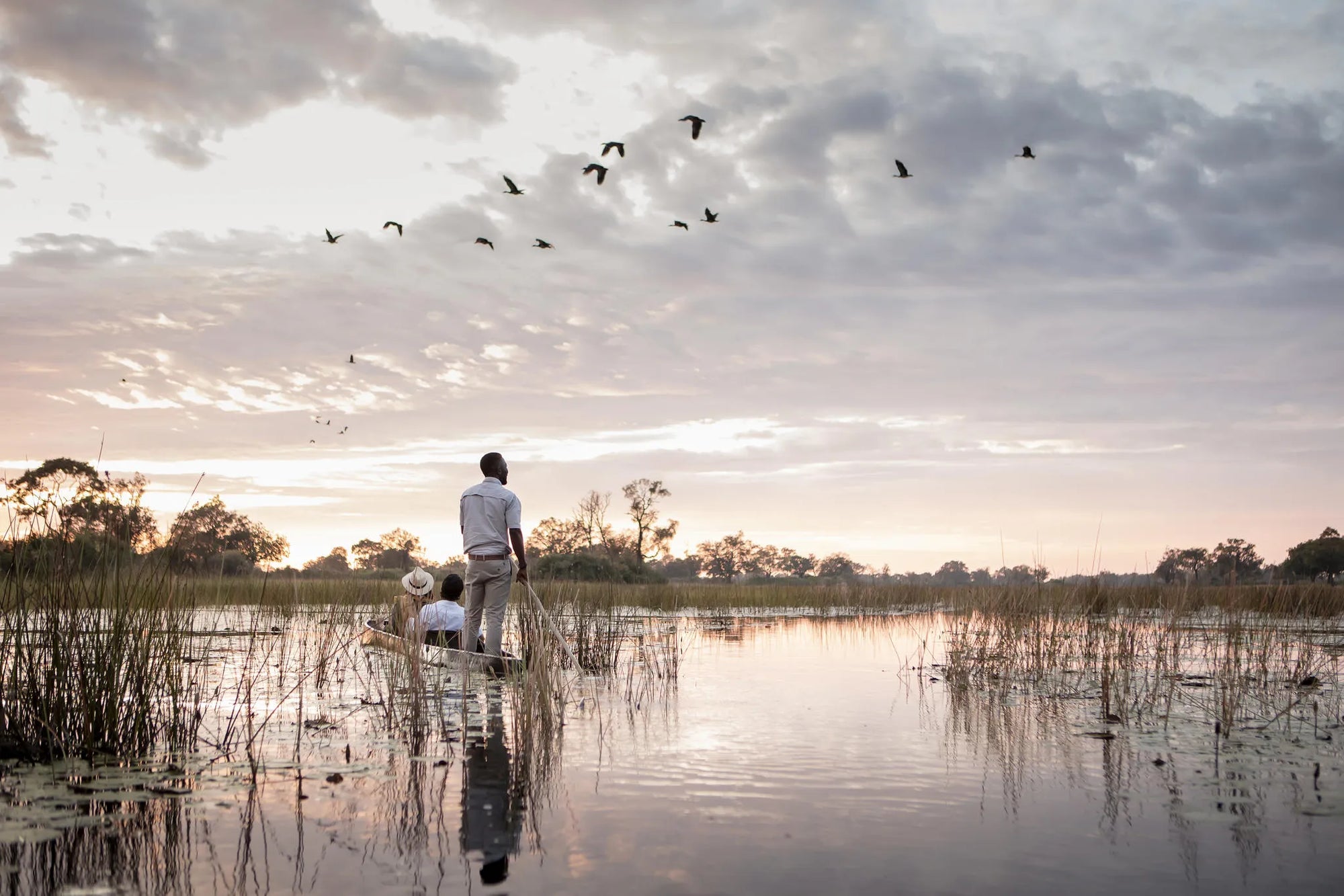 Wilderness Vumbura Plains at Wilderness Vumbura Plains, Okavango Delta, Botswana.