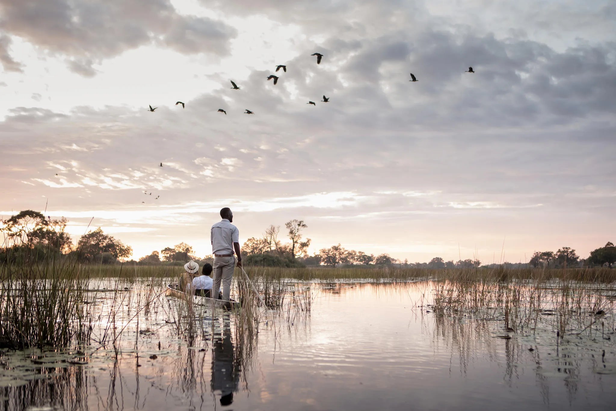 Wilderness Vumbura Plains at Wilderness Vumbura Plains, Okavango Delta, Botswana.