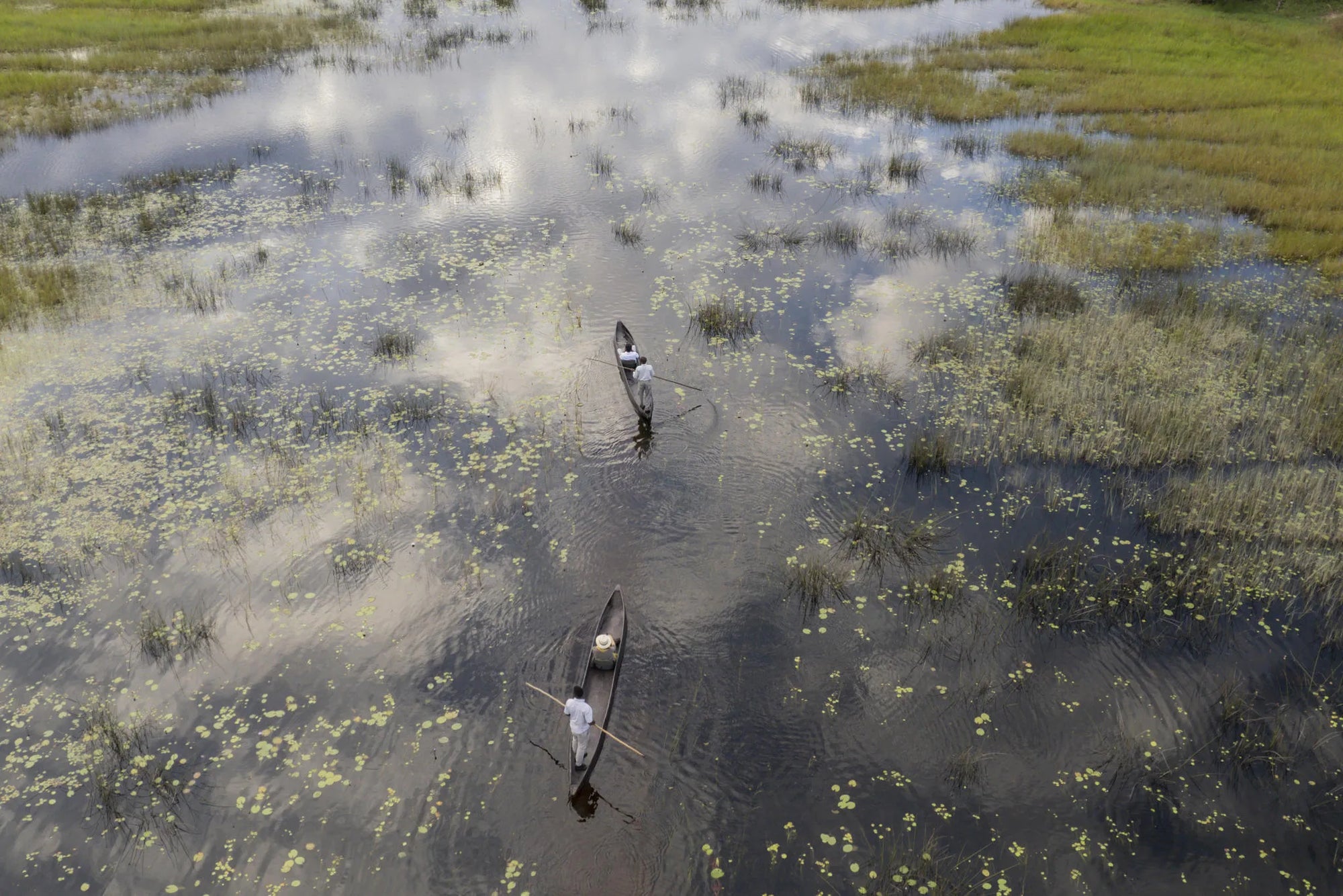 Wilderness Vumbura Plains at Wilderness Vumbura Plains, Okavango Delta, Botswana.