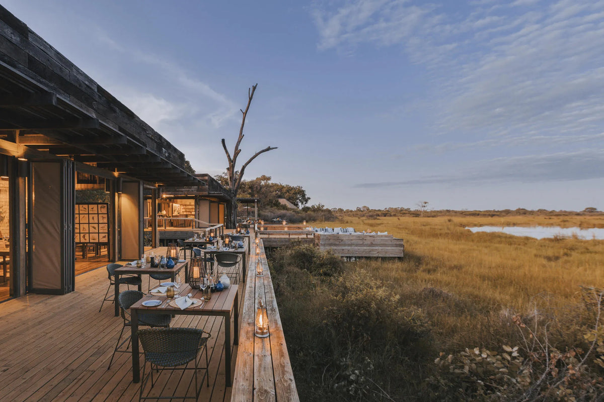 Wilderness Vumbura Plains at Wilderness Vumbura Plains, Okavango Delta, Botswana.