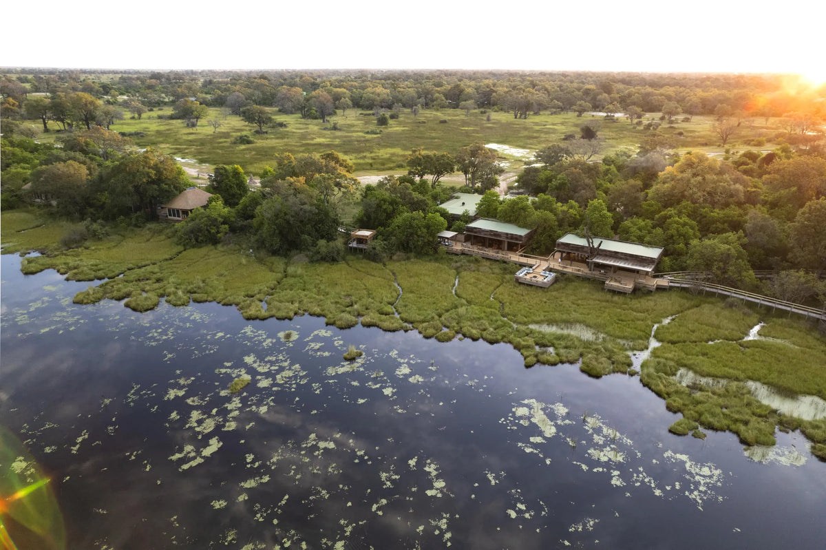 Wilderness Vumbura Plains at Wilderness Vumbura Plains, Okavango Delta, Botswana.