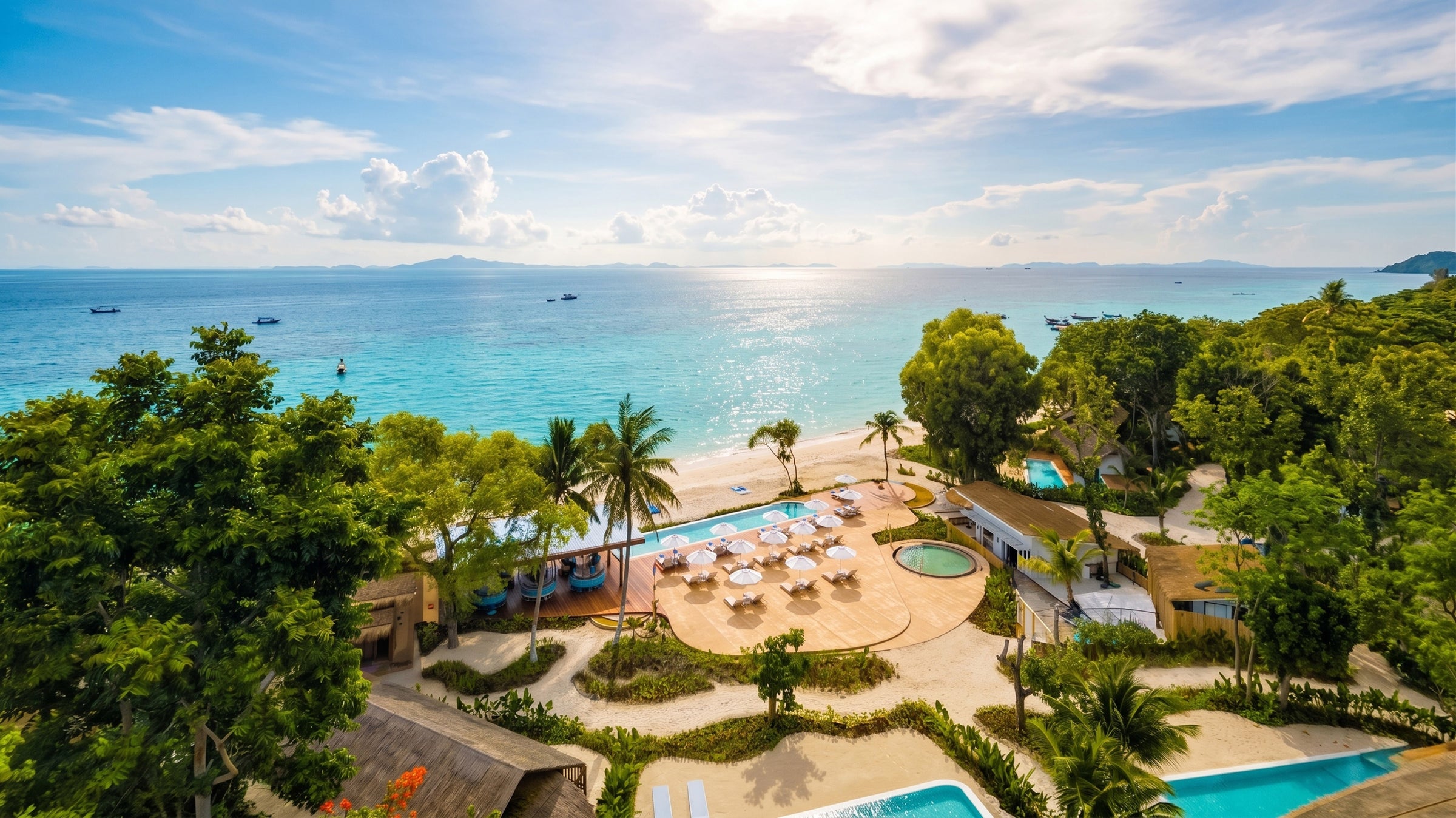 Beachfront Suite - 3 Villas/ 60 aqm./ Sea view