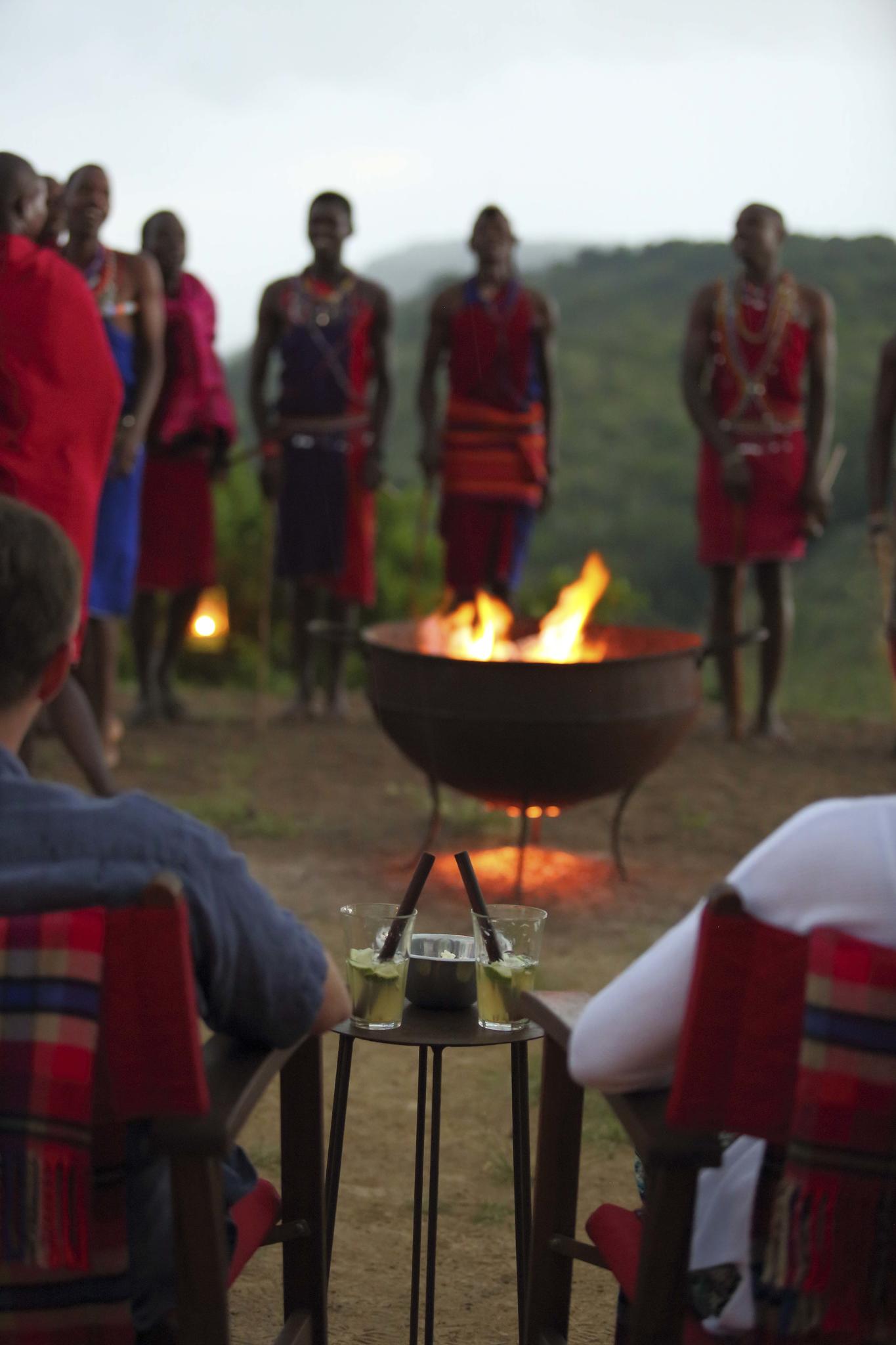 Sundowners in the Boma