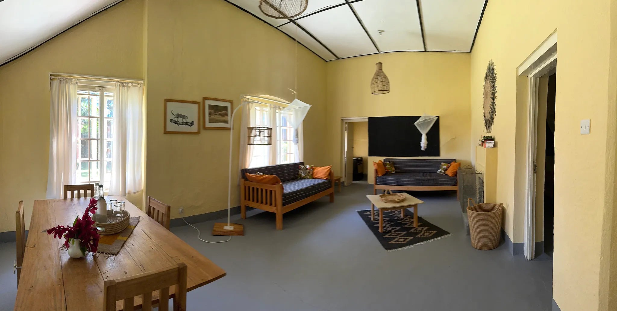 Room 4, interiors at Africa Wildtruck Camp and Lodge , Mount Mulanje, Malawi.