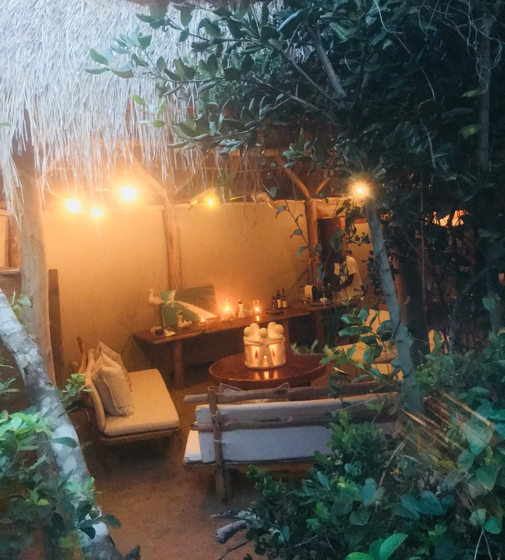 Anvil Bay Forest Restaurant, Lounge & Library at Anvil Bay Lodge, Maputo Special Reserve, Mozambique.