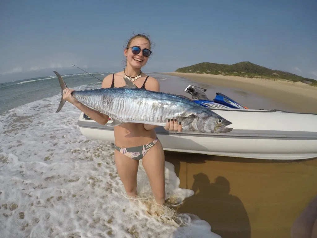 Ocean Activity - Fishing at Anvil Bay Lodge, Maputo Special Reserve, Mozambique.