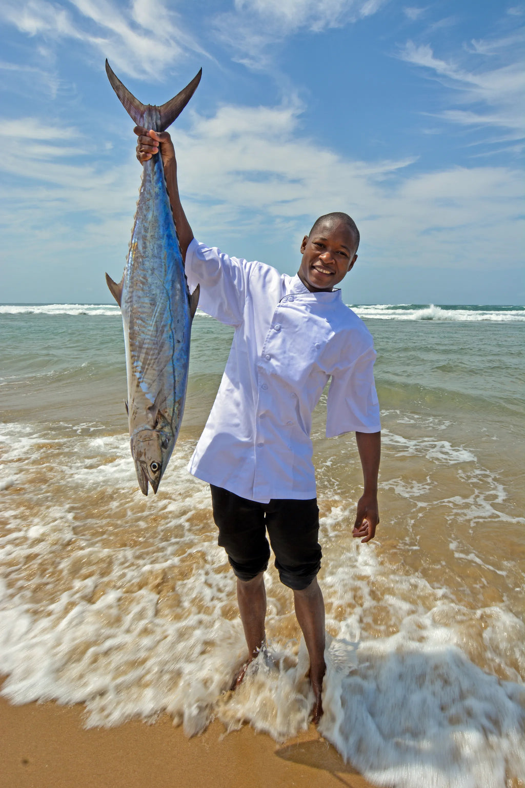 Fresh Fish at Anvil Bay Lodge, Maputo Special Reserve, Mozambique.