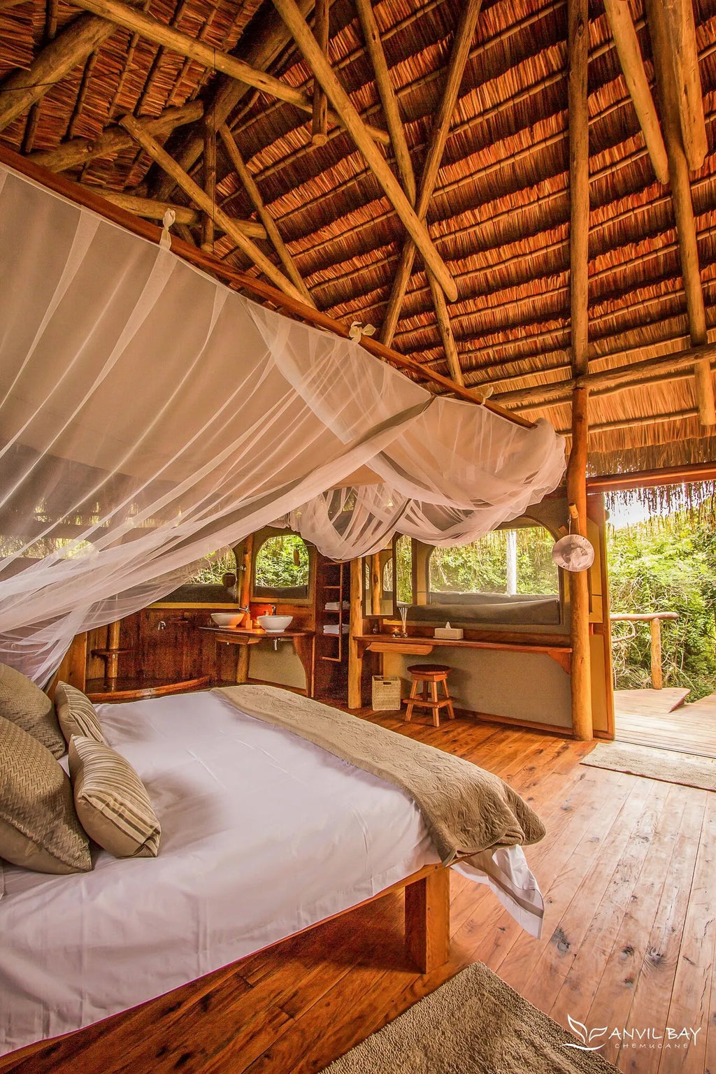 Luxury Casinha at Anvil Bay Lodge, Maputo Special Reserve, Mozambique.