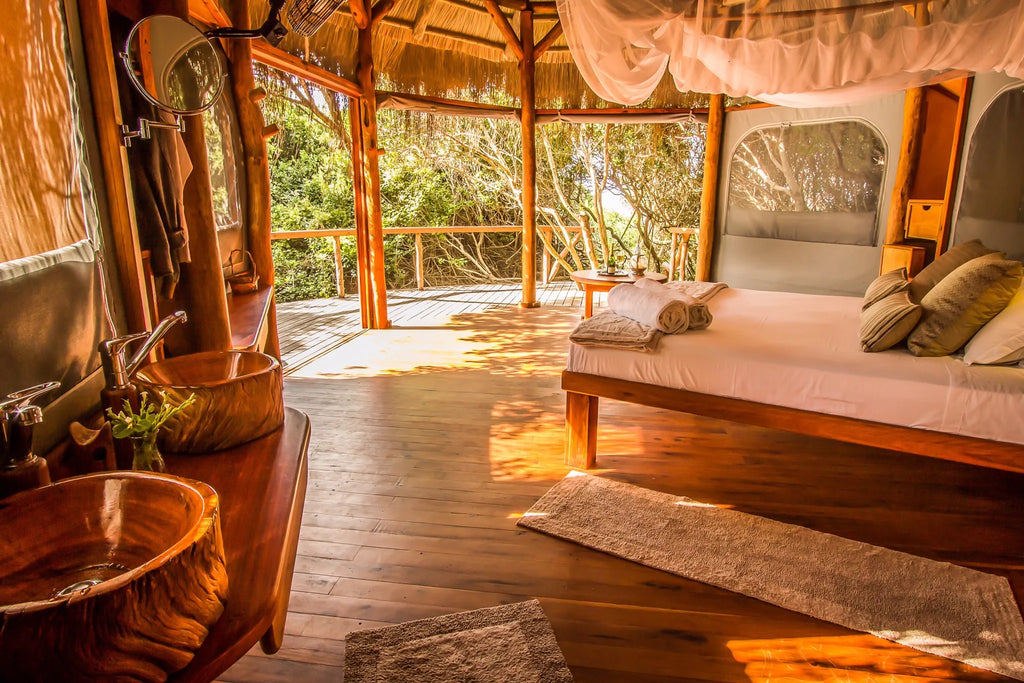 Anvil Bay Luxury Casinha at Anvil Bay Lodge, Maputo Special Reserve, Mozambique.