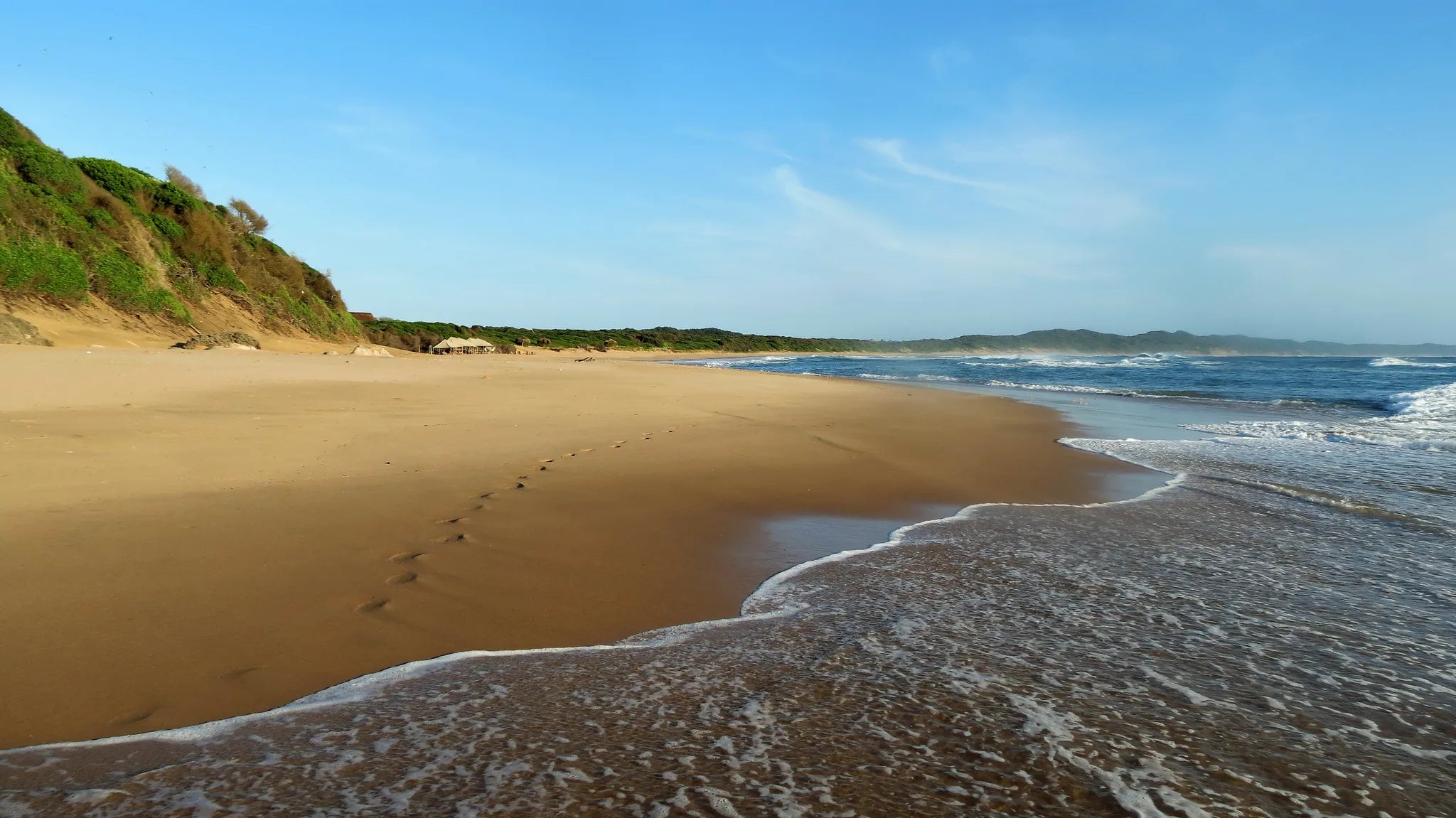 Beach Activity at Anvil Bay Lodge, Maputo Special Reserve, Mozambique.