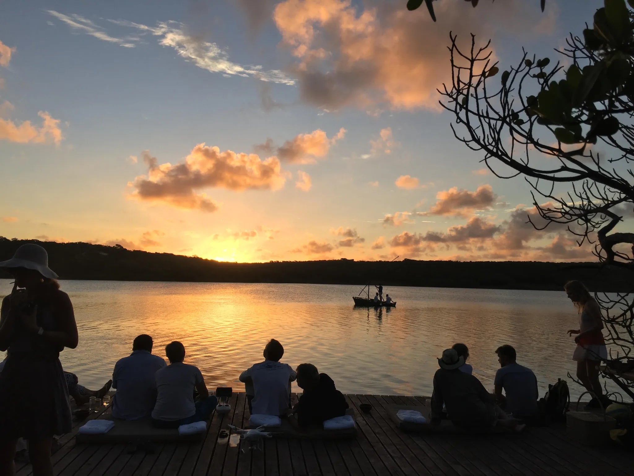 Anvil Bay Sundowners at Anvil Bay Lodge, Maputo Special Reserve, Mozambique.