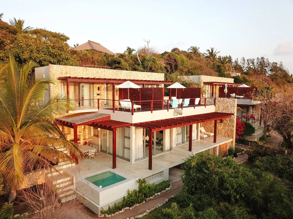 Rooms at Bahia Mar Boutique Hotel, Vilankulos, Mozambique.