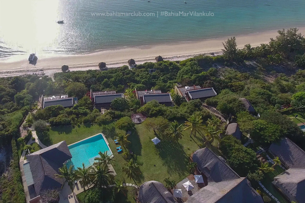 Bahia Mar Location at Bahia Mar Boutique Hotel, Vilankulos, Mozambique.
