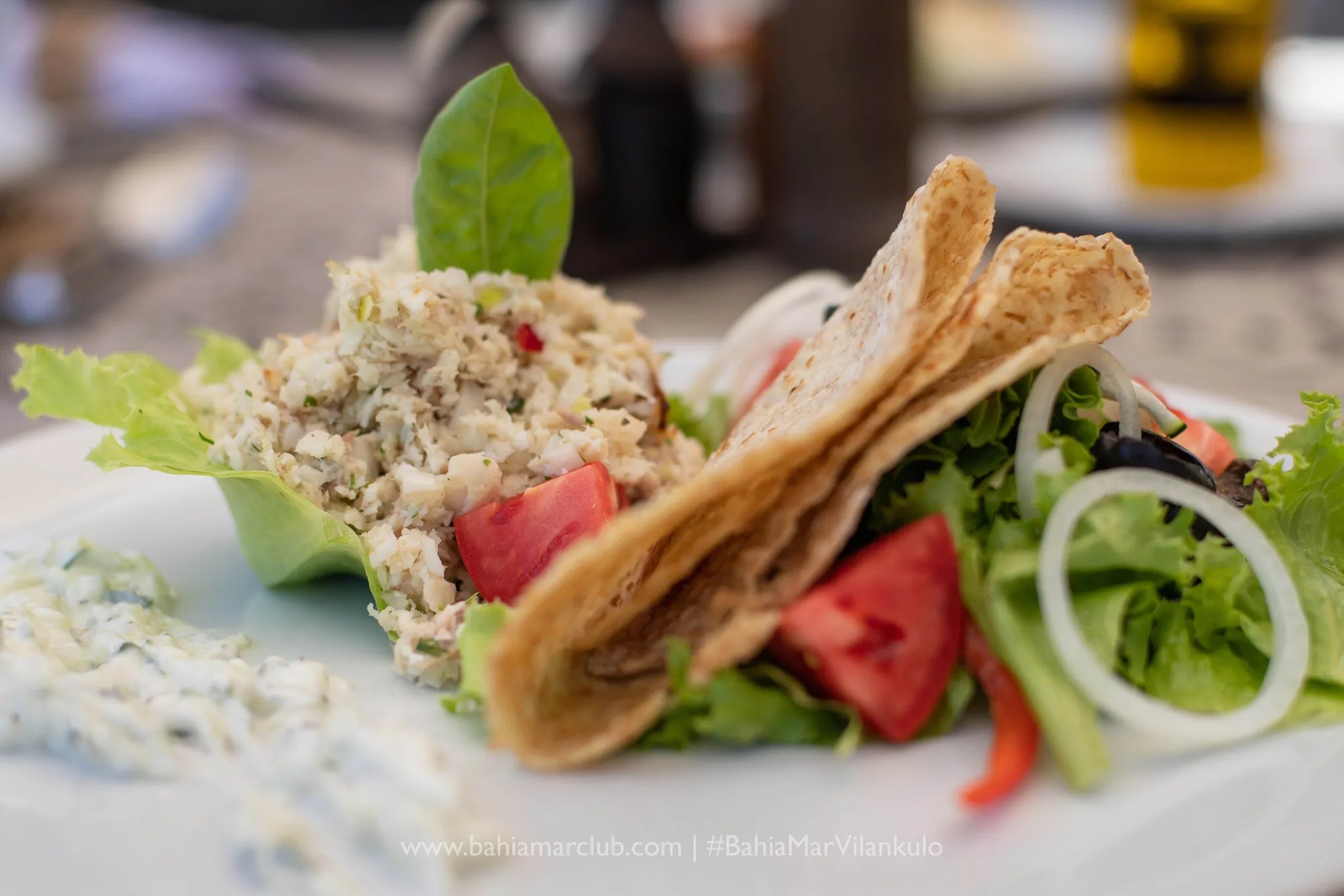 Fresh fish apa Bahia Mar style at Bahia Mar Boutique Hotel, Vilankulos, Mozambique.