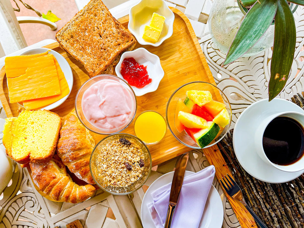 Breakfast @ Bahia Mar at Bahia Mar Boutique Hotel, Vilankulos, Mozambique.