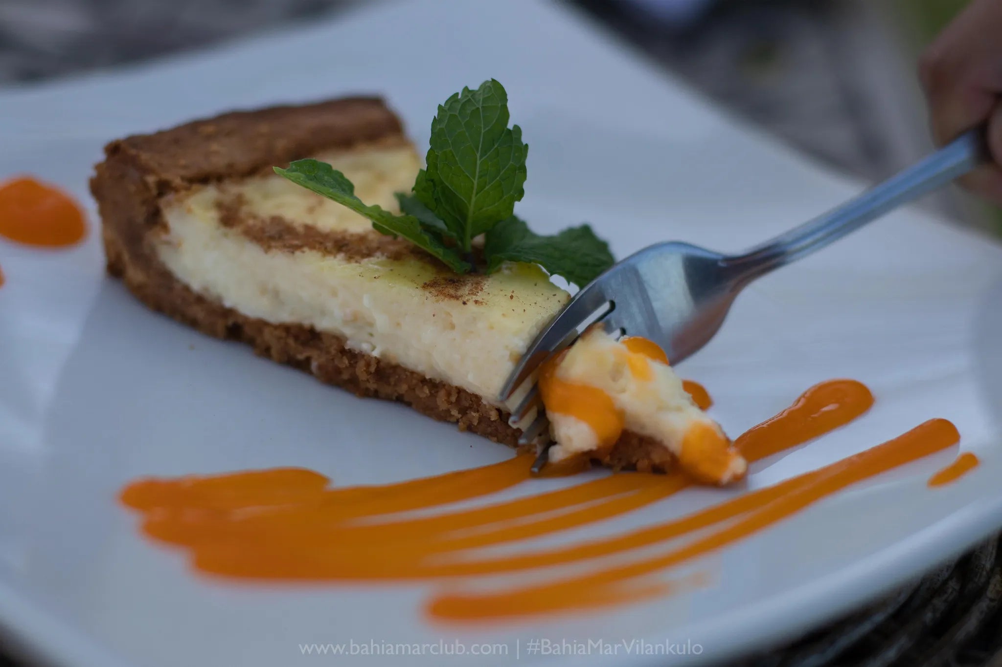 Desserts to die for at Bahia Mar Boutique Hotel, Vilankulos, Mozambique.