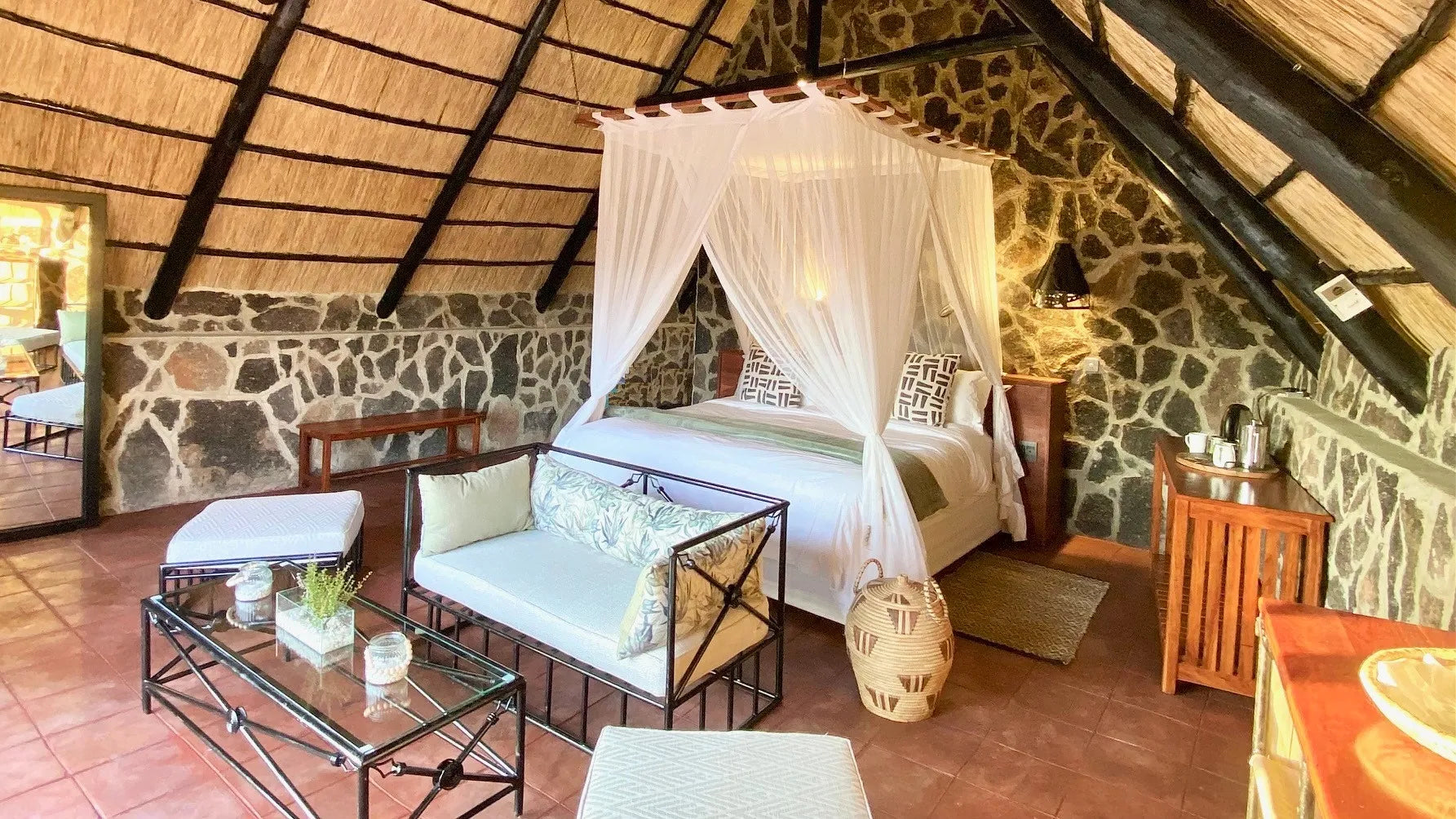 Kozi - Honeymoon Suite at Big Cave Camp, Matobo National Park, Zimbabwe.