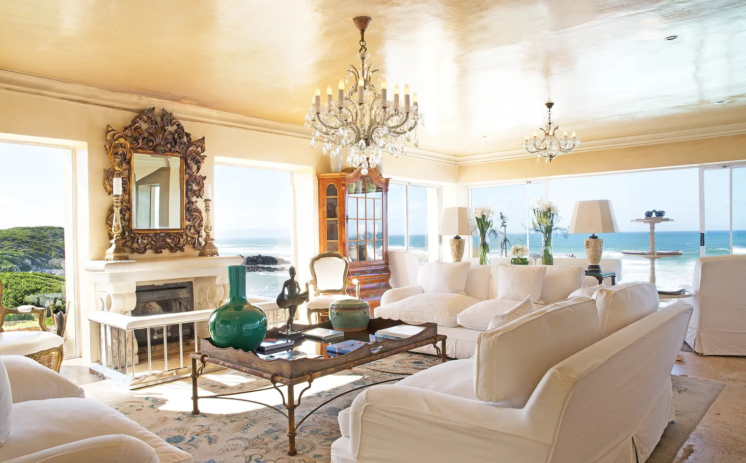 Main Lounge Area at Birkenhead House, Hermanus, South Africa.