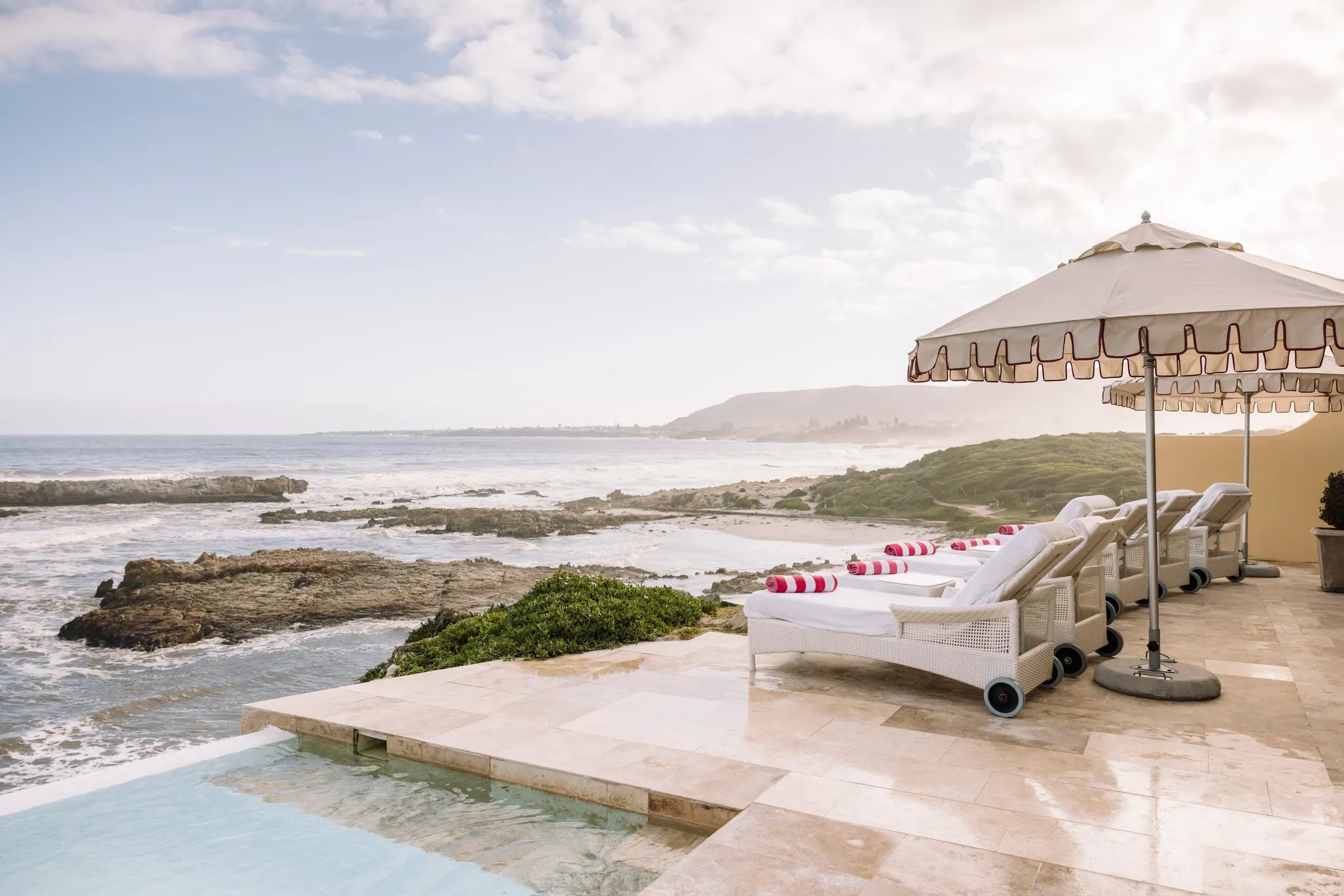 Views at Birkenhead House, Hermanus, South Africa.