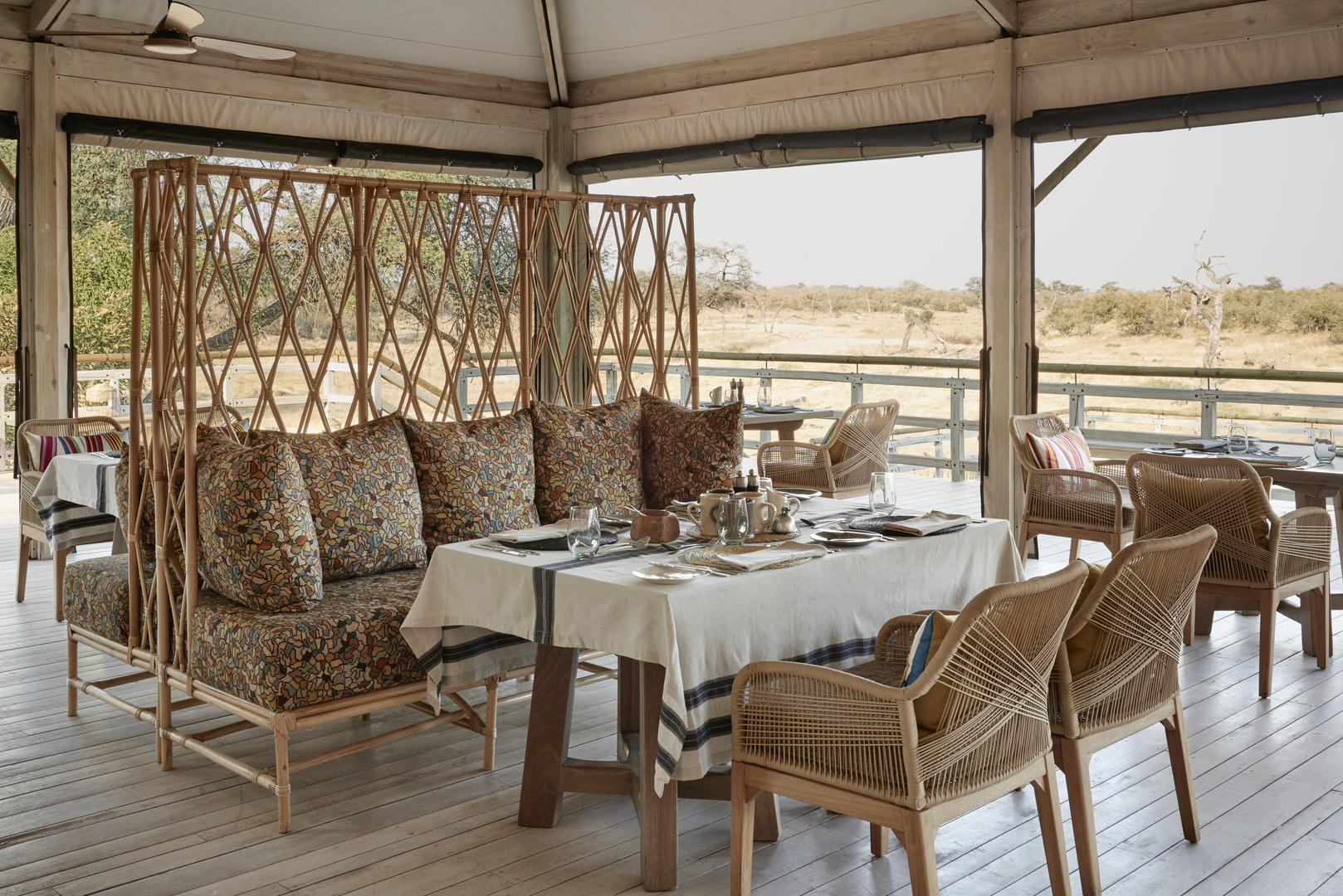Dining at Savute Elephant Lodge gallery image 2