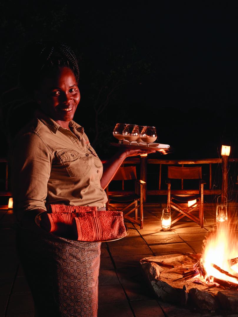 Dining at Savute Elephant Lodge gallery image 3