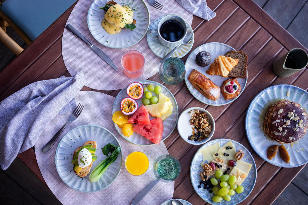 Breakfast at Canopy by Hilton Seychelles Resort, Mahe Island, Seychelles.