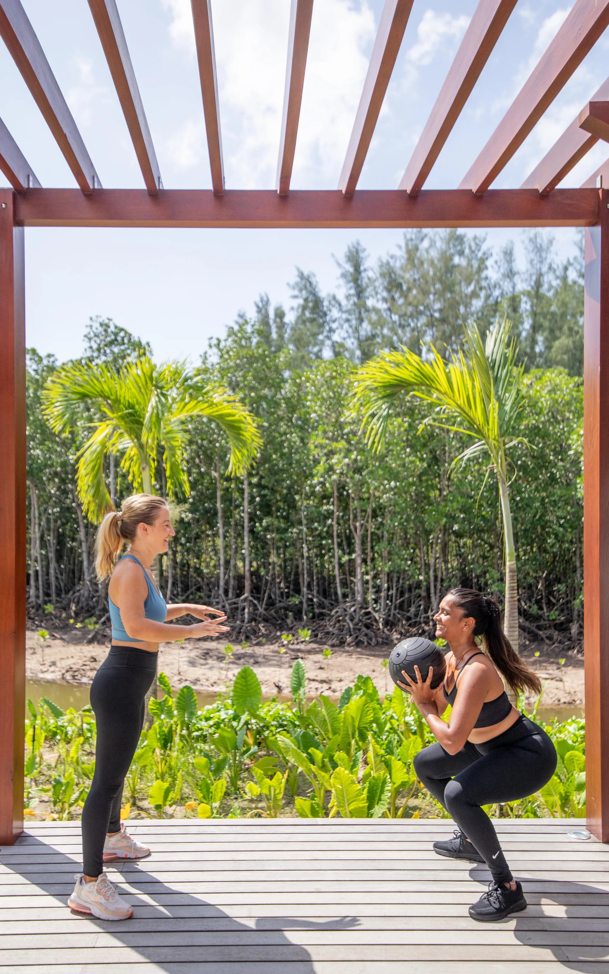 Fitness Center at Canopy by Hilton Seychelles Resort, Mahe Island, Seychelles.
