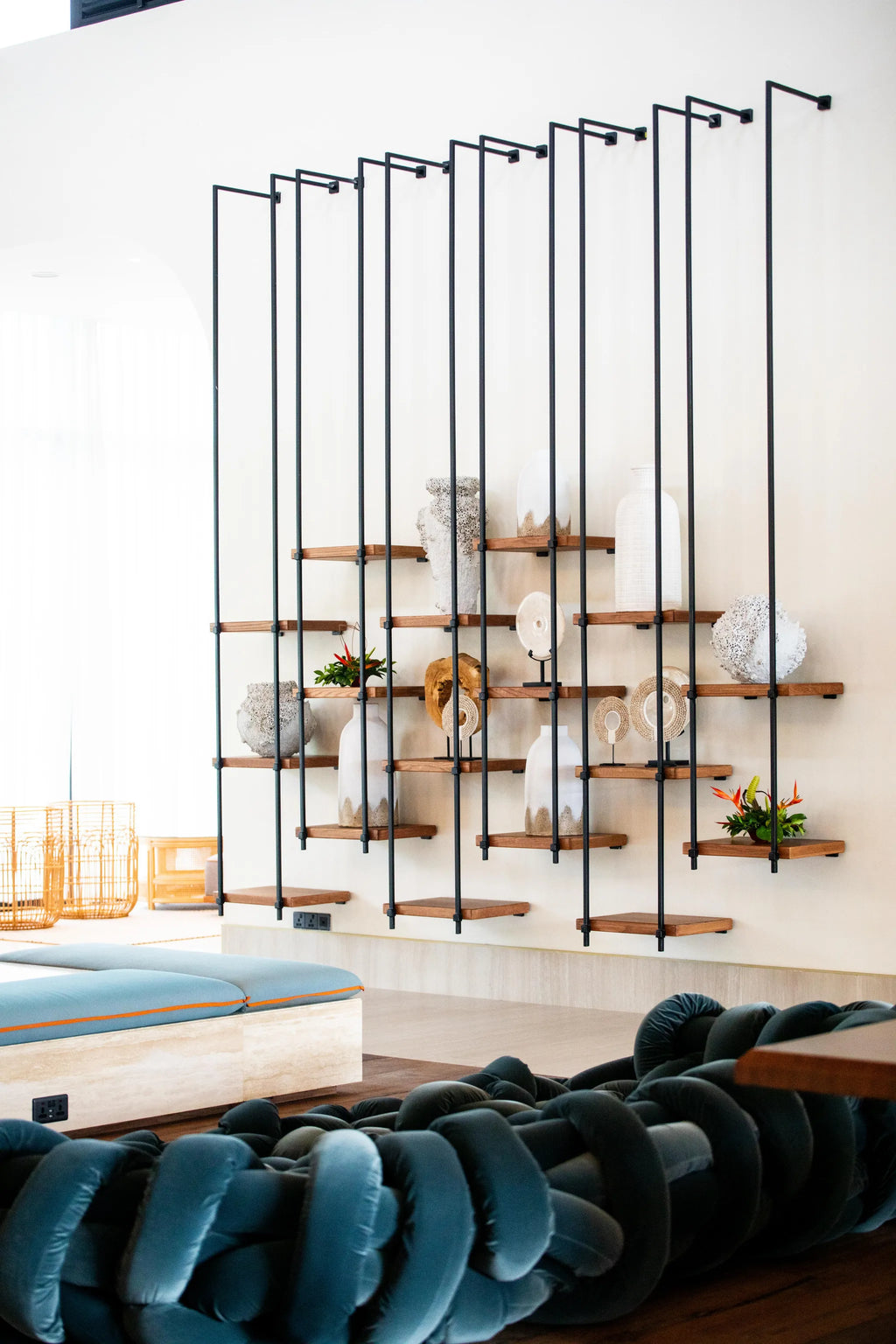 Lobby at Canopy by Hilton Seychelles Resort, Mahe Island, Seychelles.