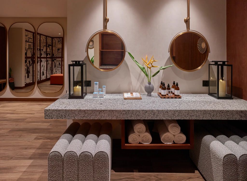 Transfer Lounge at Canopy by Hilton Seychelles Resort, Mahe Island, Seychelles.