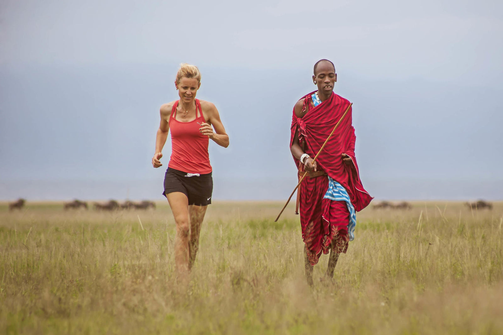 Run with a Maasai warrior