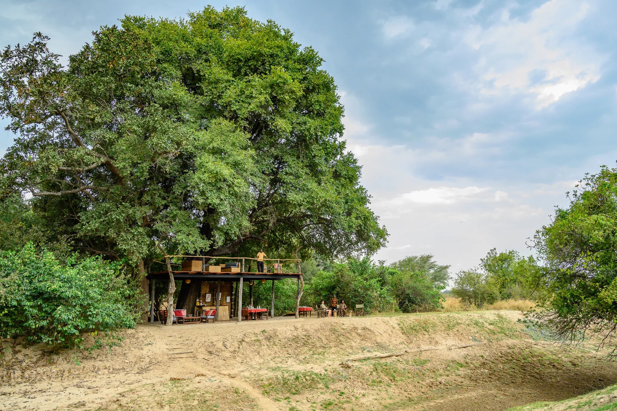 Chikoko Tree Camp at Chikoko Tree Camp, South Luangwa National Park, Zambia.