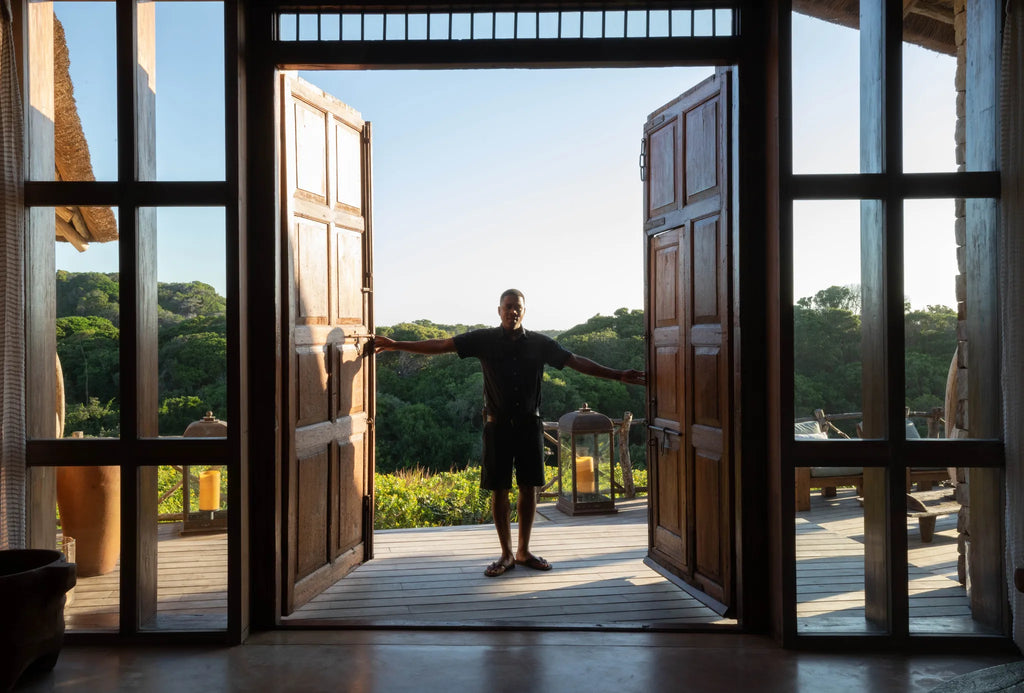 Entrance at Colina Verde, Santa Maria, Mozambique.