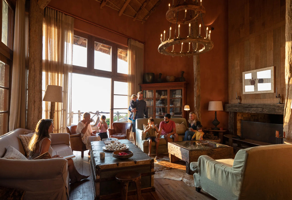 Living Room at Colina Verde, Santa Maria, Mozambique.